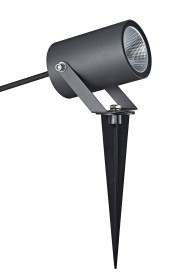 M9616  Quebec Spike/Wall Light, 10W LED, 3000K, IP65, Dark Grey